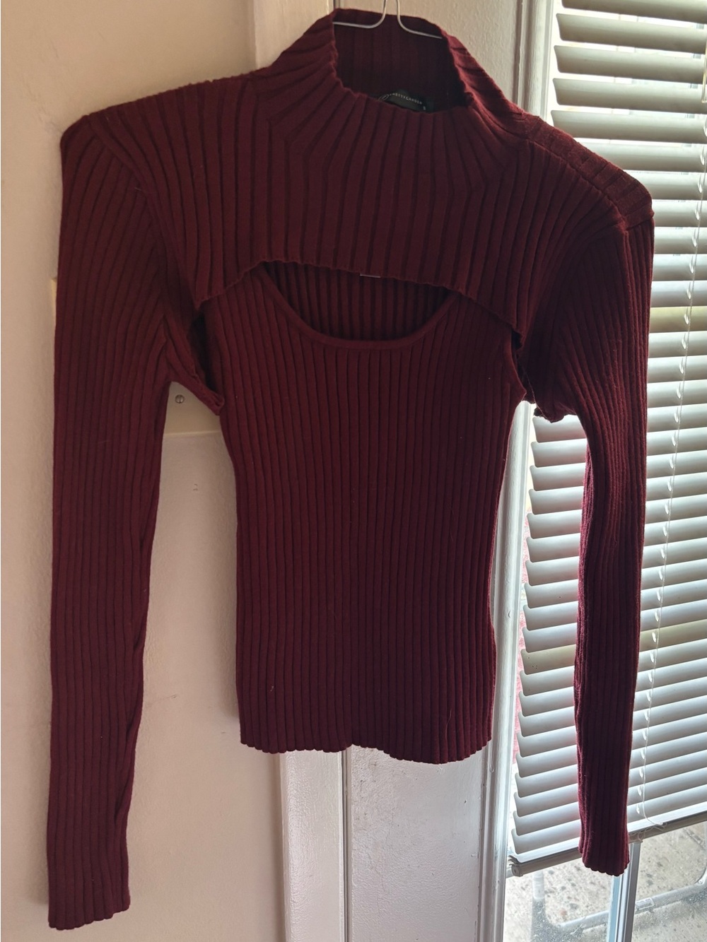 Pretty Garden Two-Piece Sweater Size Small